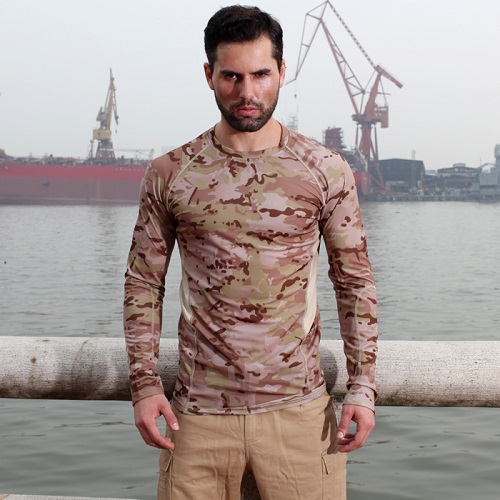 Men’s stretch long-sleeved t-shirt